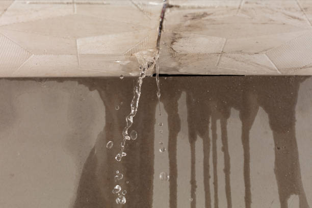 Professional Sewage Cleanup technician working in Garfield, TX